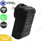 Wall Plug Camera Charger WIFI Wireless 128GB Power Security Home Mini Small