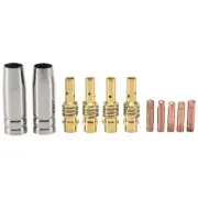 11 PCS MB15AK MIG Consumable Accessory Welding Torch of Conical Nozzle Gas4931