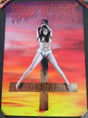 Cradle Of Filth Desire Poster 1997 Dark Funeral Throne Fortress Mayhem Satyricon