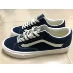 VANS OLD SKOOL STYLE 36 深藍 海軍藍 麂皮 帆布鞋 VN0A3DZ3VTE