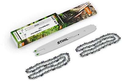 Cut Kit Number 4 Stihl 2 Chains With BAR for Chainsaw Ms 180 - Ms 211 181
