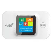4G/5G Mobile Hotspot WIFI Router 4G LTE Router Repeater Pocket Modem with Sim Card Slot Wide Coverage European Version White