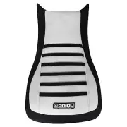 2005-2008 Arctic Cat Automatic 400 500 Seat Cover BLACK/WHITE/BLACK ribs #380