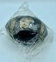 NIP COCA COLA Coke Zero NEW ORLEANS SAINTS NFL Foam Football 6"