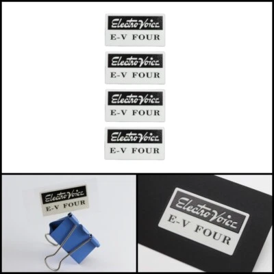 ElectroVoice E-V FOUR logo badge Sticker Decal 41mm(1.61")X23mm(0.90")