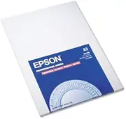 Epson Premium Photo Paper, 68 lbs, High-Gloss, 11-3/4 x 16-1/2, 20 Sheets/Pack