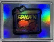 2024 WACKY PACKAGES ANS RAINBOW FOIL CARD #32 SPAWN 50/50