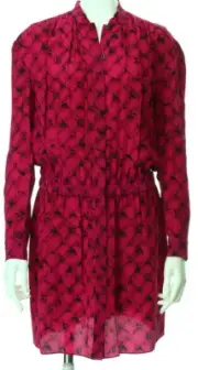 NWT DVF Diane von Furstenberg Silk dress Pink 2