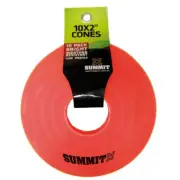 10pk Summit Global Orange Marker Cones Soccer Football Sport Fitness Training
