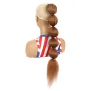 Long Drawstring Shaggy Bubble Ponytail Wig - 30