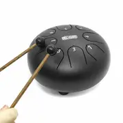 Steel Tongue Drum 6" 8 Notes Hand Drum Kit Healing Sound Instrument Kids Gift AU