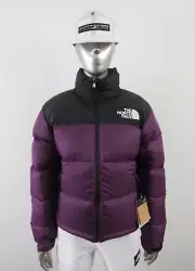 Womens The North Face 1996 Retro Nuptse Puffer 700-Down Hooded Jacket - Purple