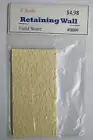 Z Scale Paradise City Depot # 0009 FIELD STONE RETAINING WALL