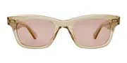 Garrett Leight GROVE SUN BRE/BOR Men's Sunglasses Brown Size 48