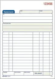 Tops Statement Book, 2-Part Carbonless, White/canary, 5-9/16 X 8-7/16 Inch