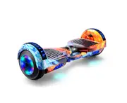 Electric Hoverboard Bluetooth Speaker LED Self Balancing Scooter