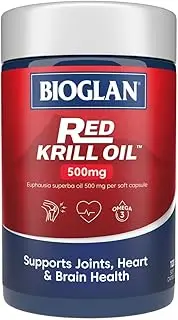 BIOGLAN Red Krill Oil Triple Action 500mg 120 Capsules