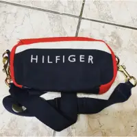 在飛比找蝦皮購物優惠-二手 Tommy Hilfiger 經典配色斜背 側背 隨身