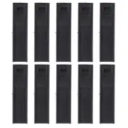 10Pcs Alto Clip Black Plastic High Hardness Saxophone Clarinet Accessor L2S