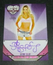 2016 Benchwarmer TIFFANY SELBY Eclectic #164 Pink Foil Auto/25 PLAYBOY Playmate