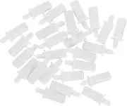 1 Set Shutter Repair Spring Loaded Repair Telescopic Replacement Pins Universal Tools Plantation Shutters Repair Pin Blinds for Window Shutter Replacement Pins Kit Plastic White