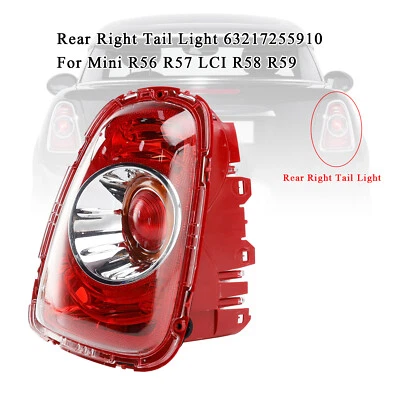 Rear Right Tail Light 63217255910 For Mini R56 R57 LCI R58 R59 US (for: Mini)