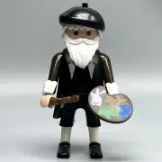 Playmobil Michelangelo Famous Artist Male Renaissance Painter Adult Figure RARE