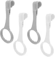KOCKSHION Toddler Walking Safety Rings 4pcs Nursery Crib Hanging Pull Rings Handle for Motor Skill Development