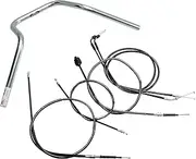 handle set narrow 5-inch chrome-plated H305-049C