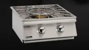 Bull Power Side Burner, Stainless Steel, Propane - 96000