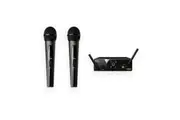 AKG WMS40 Mini Dual Handheld Wireless System US25-A/C 537.500/539.300 MHz