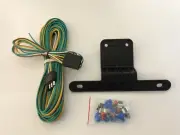 25' 4 Way Trailer Wiring Connection Kit Flat Wire Extension Harness Boat Car RV