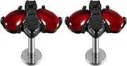 [Niaspi] 2Pcs 16G Threadless Push In Lip Rings for Women Men Stainless Steel CZ Bee Lip Labret Studs Rings Cartilage Flat Back Stud Earrings Conch Helix Tragus Piercing Jewelry 8mm