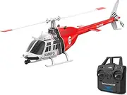 C138 RC Helicopter 2.4G 6CH 6-Axis Gyro Altitude Hold 1/33 Remote Control Plane Ready to Fly RTF(RED-WHITE)