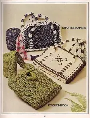 Vintage Pocket-Book & Tote Style Handbag Patterns Book Macrame Purses! Purses!