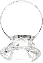 GLSTOY Giant Engagement Ring Prop Simulated Diamond Ring for Wedding Decorations