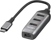LETLEX USB Type C 3.0 Gigabit Network Hub USB to RJ45 Network Adapter USB Ethernet Adapter 3.0 1000mbps & 5Gbps Speed USB 3.0 Gigabit Ethernet Hub USB Gigabit Ethernet Adapter with RJ45