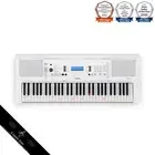 Yamaha EZ-300 61-Key Touch-Sensitive Keyboard Piano white Keyboard Japan New