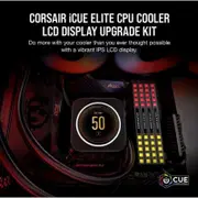 [CW-9060056-WW] CORSAIR iCUE ELITE CPU Cooler LCD Display Upgrade Kit transforms your CORSAIR