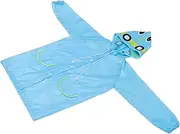 [FRCOLOR] Raincoat with Big Hat Durable Material Soft Skin Friendly Adorable Design for Outdoor Play present