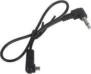 3.5mm Jack Plug Flash PC Sync Cable Cord,Stable PC Connection with Screw Lock to Male Flash PC