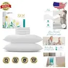 Hypoallergenic Luxury 5PC Egyptian Cotton Split King Sheet Set with Deep Pockets