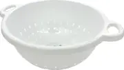 Rocky Mountain Goods White Plastic Colander Bowl with Handle - Deep 5 QT for - -