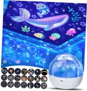 21 Sets of Films, Night Light Projector for Kids Bedroom, Ceiling, Baby Night
