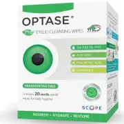 TTO Eyelid Cleansing Wipes, Box of 20 - Individually Wrapped Eyelid Wipes Wit...