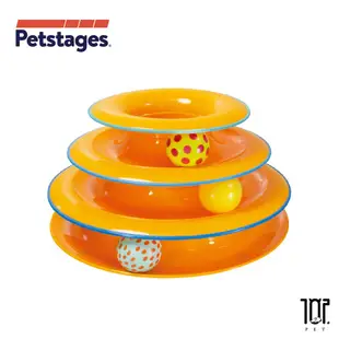 美國 Petstages 317 旋轉軌道球 貓草 貓薄荷 帆布 磨爪 撲抓 寵物玩具 貓玩具