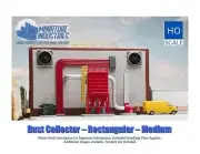 HO Scale Dust Cyclone Rec. Med. Building Structure Train Layout