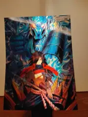 Set Of Two (2) 3D Holographic Lenticular Art Posters.