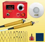 Multifunction Wood Burning Tool Pyrography Machine 50W 20Pcs Nib Dual Pen
