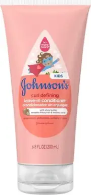Johnson's Curl Defining Tear-Free Kids' Leave-in Conditioner with Shea Butter, &